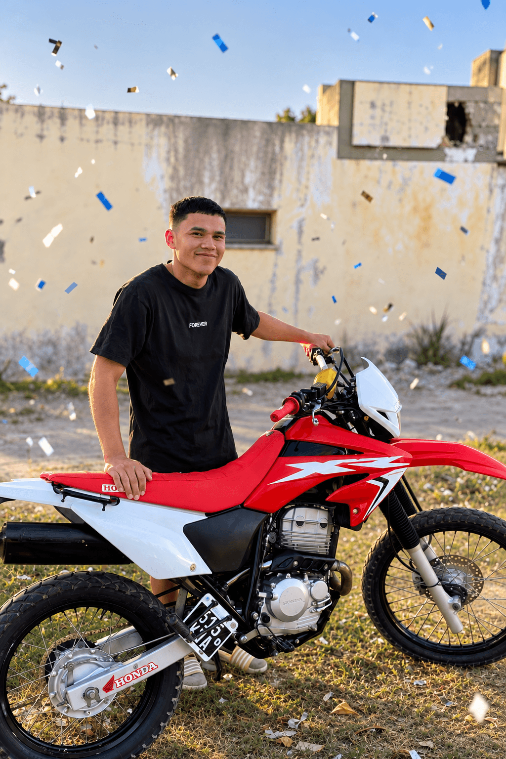 Agustin Aldeco, ganador de Honda Tornado 293cc