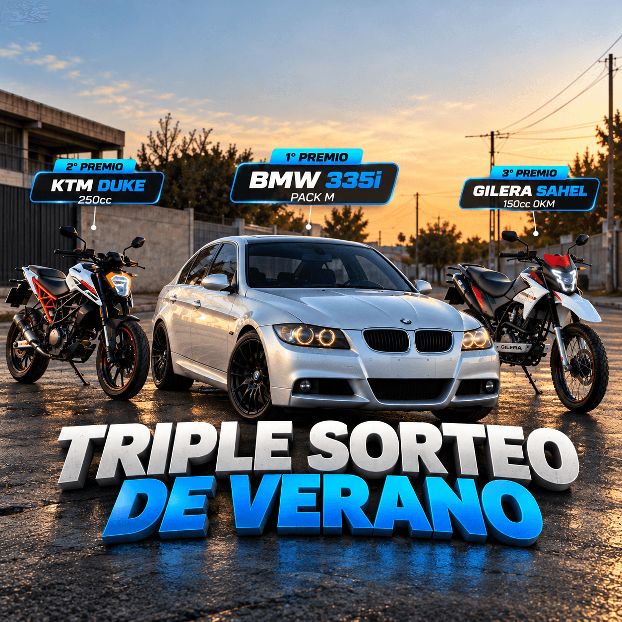 BMW 335i + KTM DUKE 250 + SAHEL 0KM ($45M EN PREMIOS) — foto 1